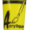 PEINTURE ACRYLIQUE MATE JAUNE 75ML