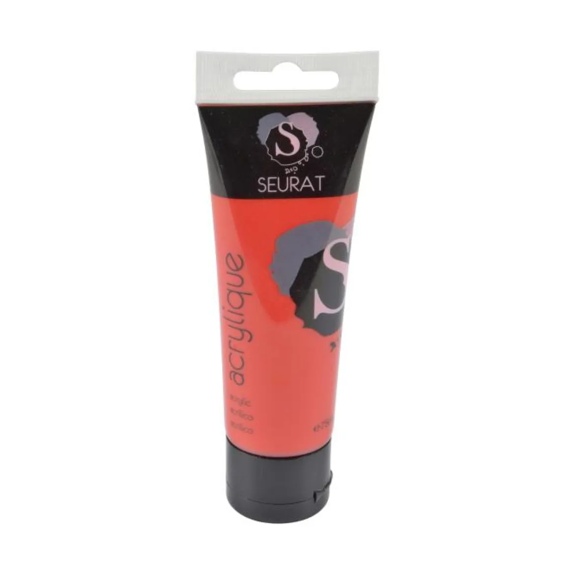 PEINTURE ACRYLIQUE TUBE 75ML ROUGE SCARLET
