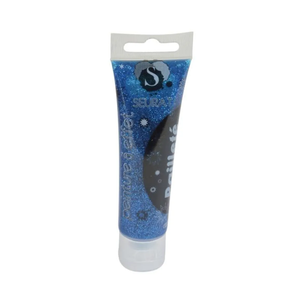 PEINTURE GLITTER 60ML BLEU