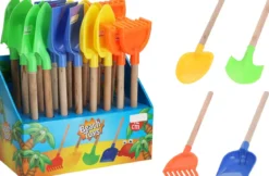 PELLE DE PLAGE 42CM AVEC BATON BOIS