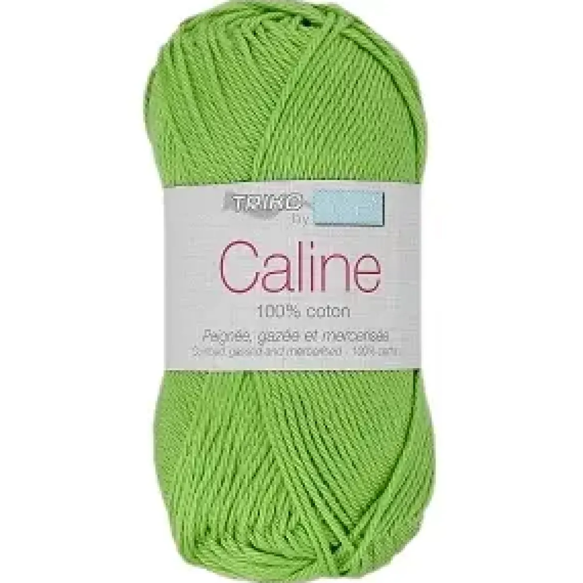 PELOTE FIL TRICOT CALINE COTON 50G VERT
