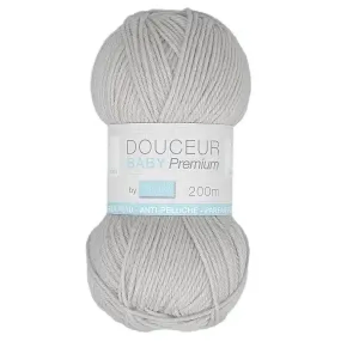 PELOTE FIL TRICOT DOUCEUR BABY 50G GRIS