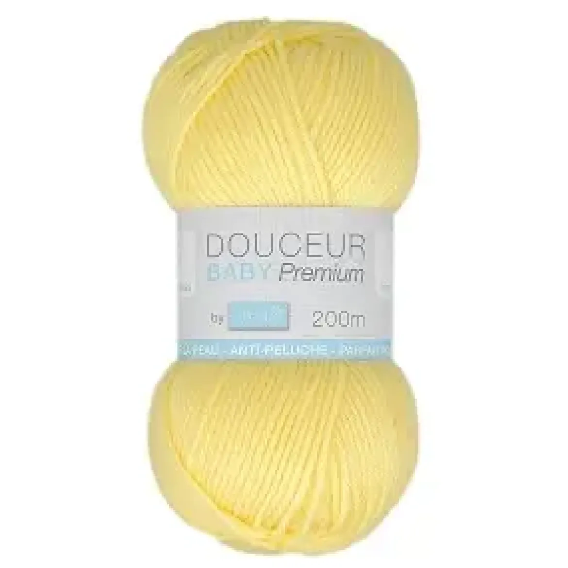 PELOTE FIL TRICOT DOUCEUR BABY 50G JAUNE