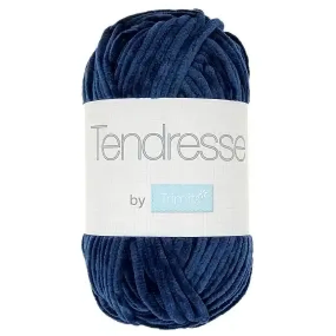 PELOTE FIL TRICOT TENDRESSE 100G BLEU FONCE