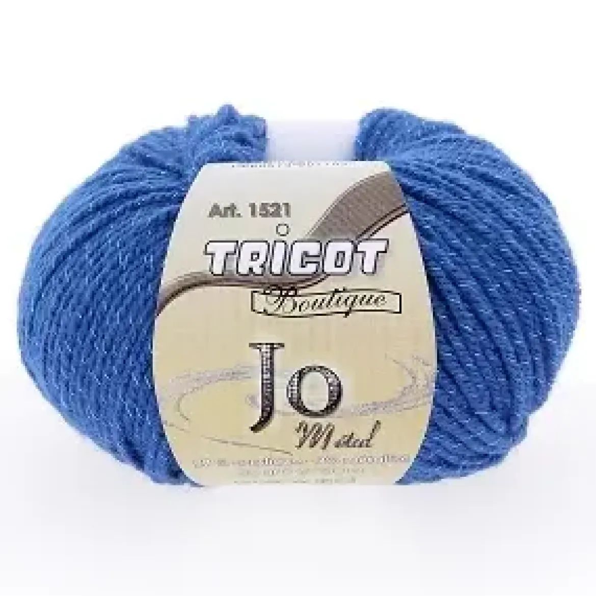 PELOTE 50 GR JO METAL BLEU