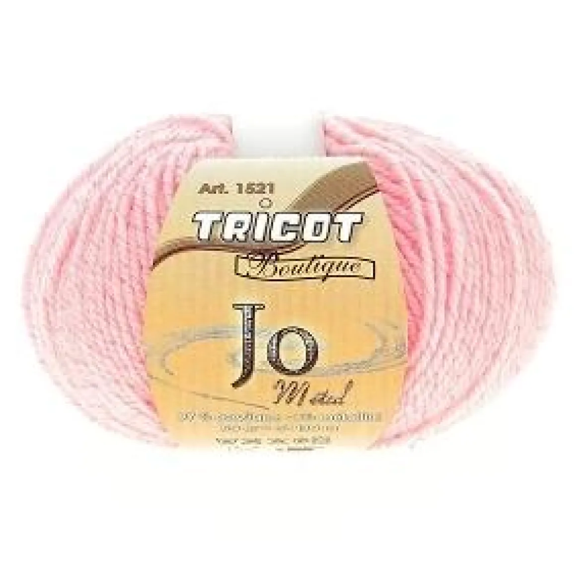 PELOTE 50 GR JO METAL ROSE