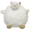 PELUCHE LAMA BLANC OR 27CM