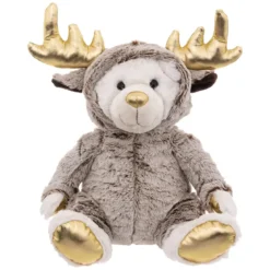 PELUCHE OURS COMBINAISON RENNE 28CM