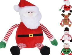PELUCHE PERSONNAGE NOEL D.22CM