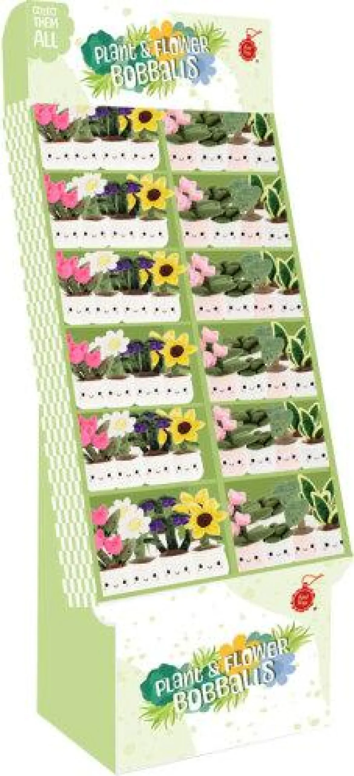PELUCHE PLANTES ET FLEURS 12CM
