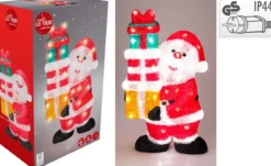 PERE NOEL CADEAU ACRYLIQUE