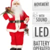 PERE NOEL DANSANT ET MUSICAL H.85CM