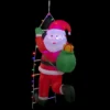 PERE NOEL GRIMPANT GONFLABLE 30LEDS H.150CM