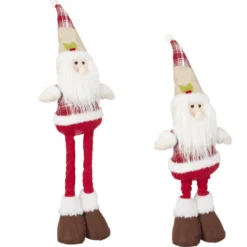 PERE NOEL JAMBES EXTENSIBLES 15X9X65CM