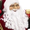 PERE NOEL VELOURS ROUGE 120CM
