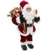 PERE NOEL VELOURS ROUGE 60CM