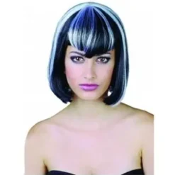 PERRUQUE CHVX MILONG NOIR BLAN