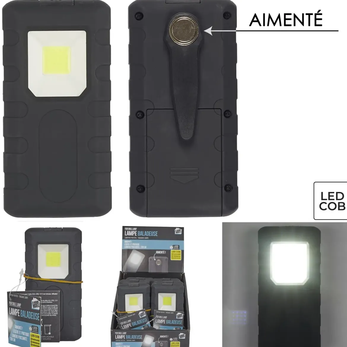 PETIT LUMINAIRE COB UTILITAIRE
