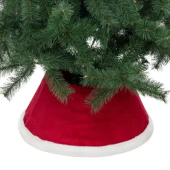 PIED DE SAPIN ROUGE BLANC D.56CM