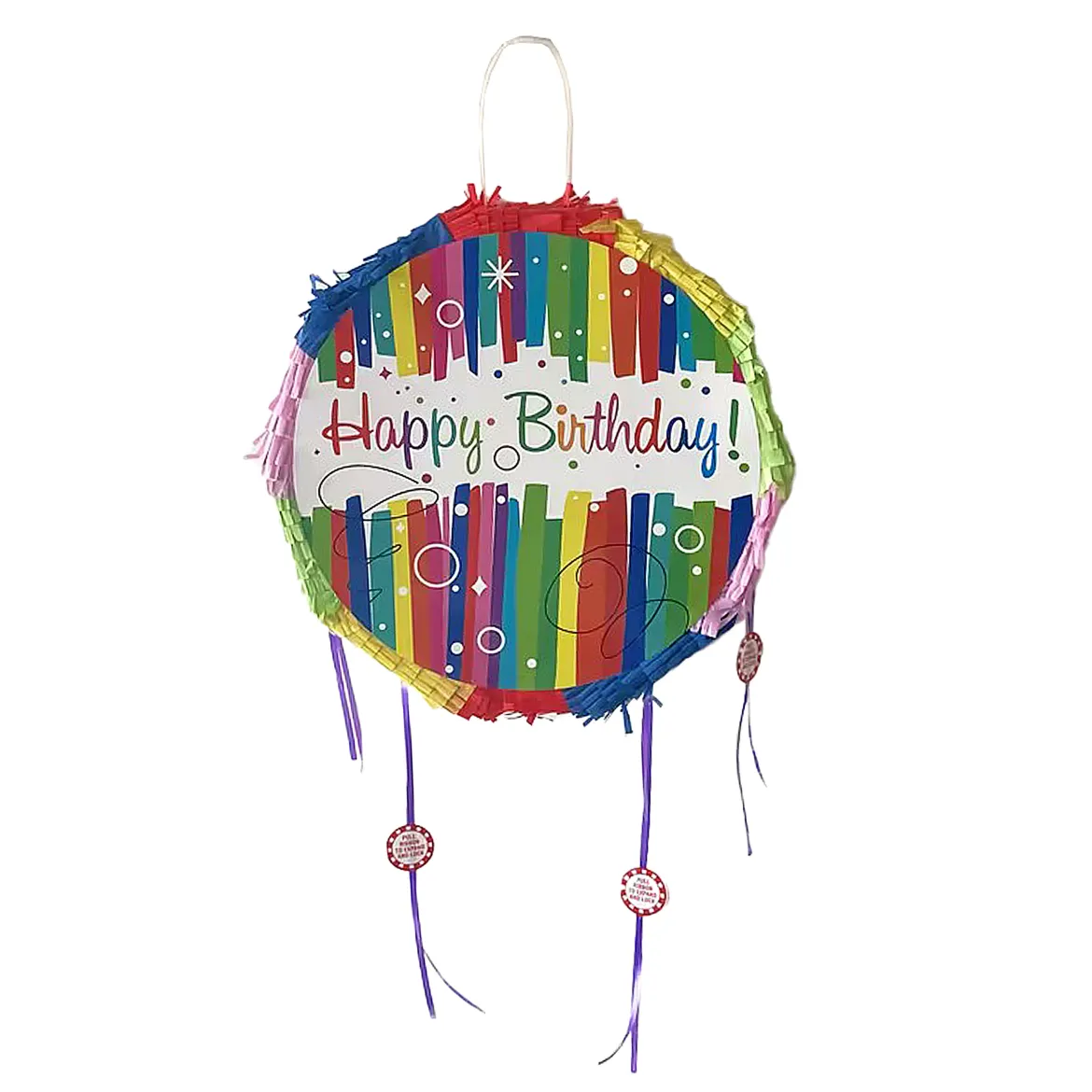PINATA RONDE HAPPY BIRTHDAY