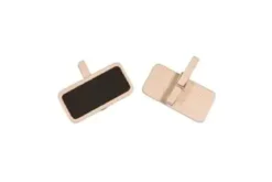 PINCE A LINGE AVEC MINI ARDOISE METALLISEE X6 PIECES GOLD