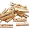 PINCES A LINGE BOIS NATUREL 2.5 CM X 50 PCS