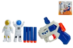 PISTOLET AVEC 3 FLECHES SOFT ET ASTRONAUTES