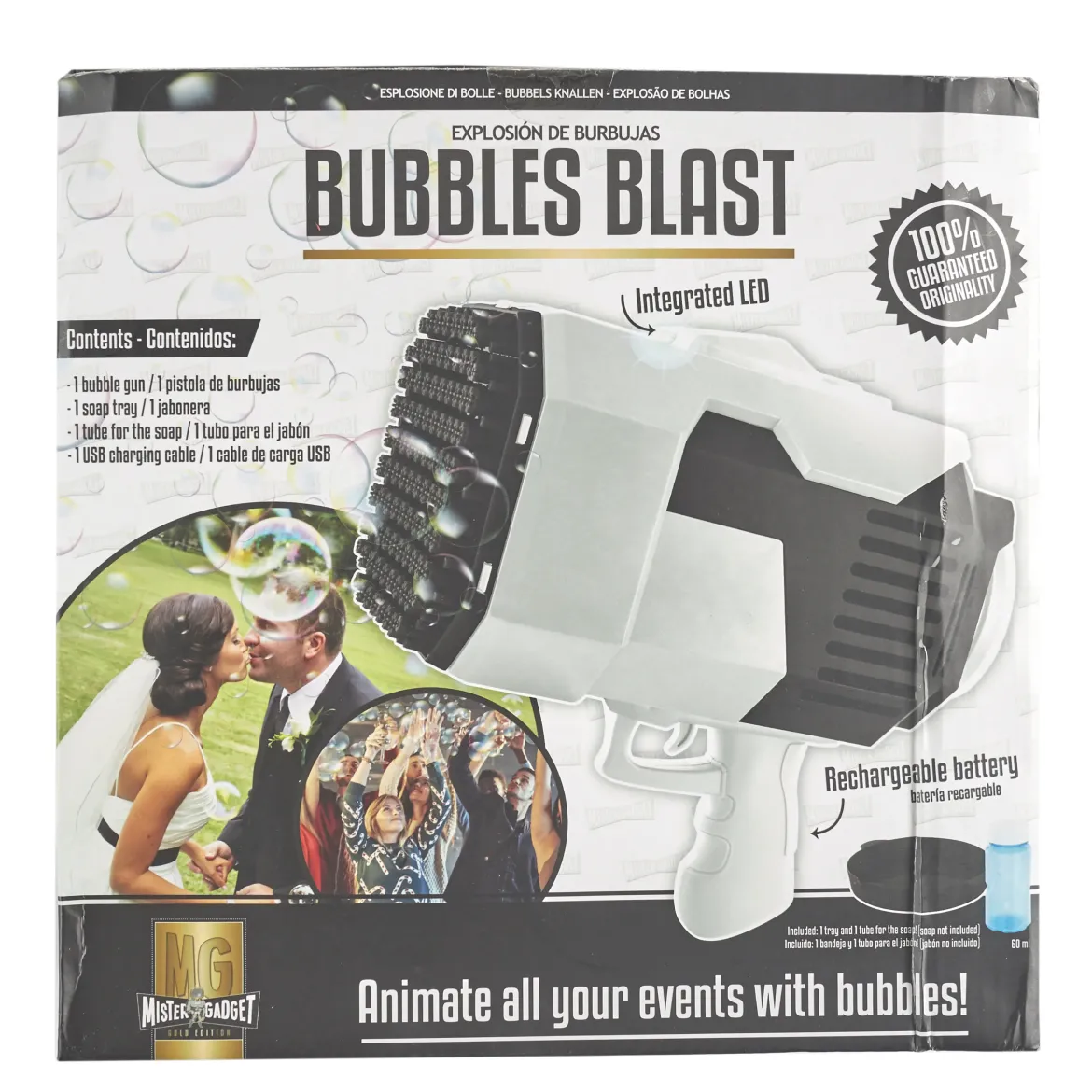 PISTOLET BULLES 132 TROUS