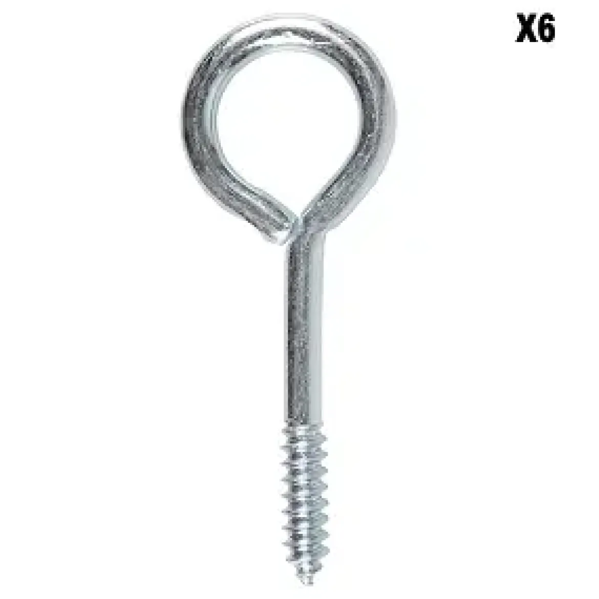 PITON FERME ACIER ZINGUE 4.5X65MM 6P