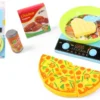 PLAQUE CUISSON AVEC POELE PIZZA ET ACCESSOIRES