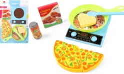 PLAQUE CUISSON AVEC POELE PIZZA ET ACCESSOIRES