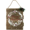 PLAQUE EN BOIS CHRISTMAS 37X45CM