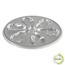 PLATEAU A HUITRES D.25CM X2 PIECES ARGENT