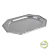 PLATEAUX OCTOGONAUX 45X30CM ARGENT X2 PIECES