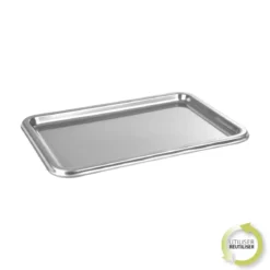 PLATEAUX RECTANGLE 35X25CM ARGENT X2 PIECES