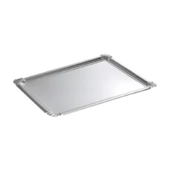 PLATEAUX RECTANGLE 24X34CM ARGENT X5 PIECES