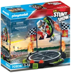 PLAYMOBIL AIR STUNTSHOW PILOTE AVEC REACTEUR DORSAL
