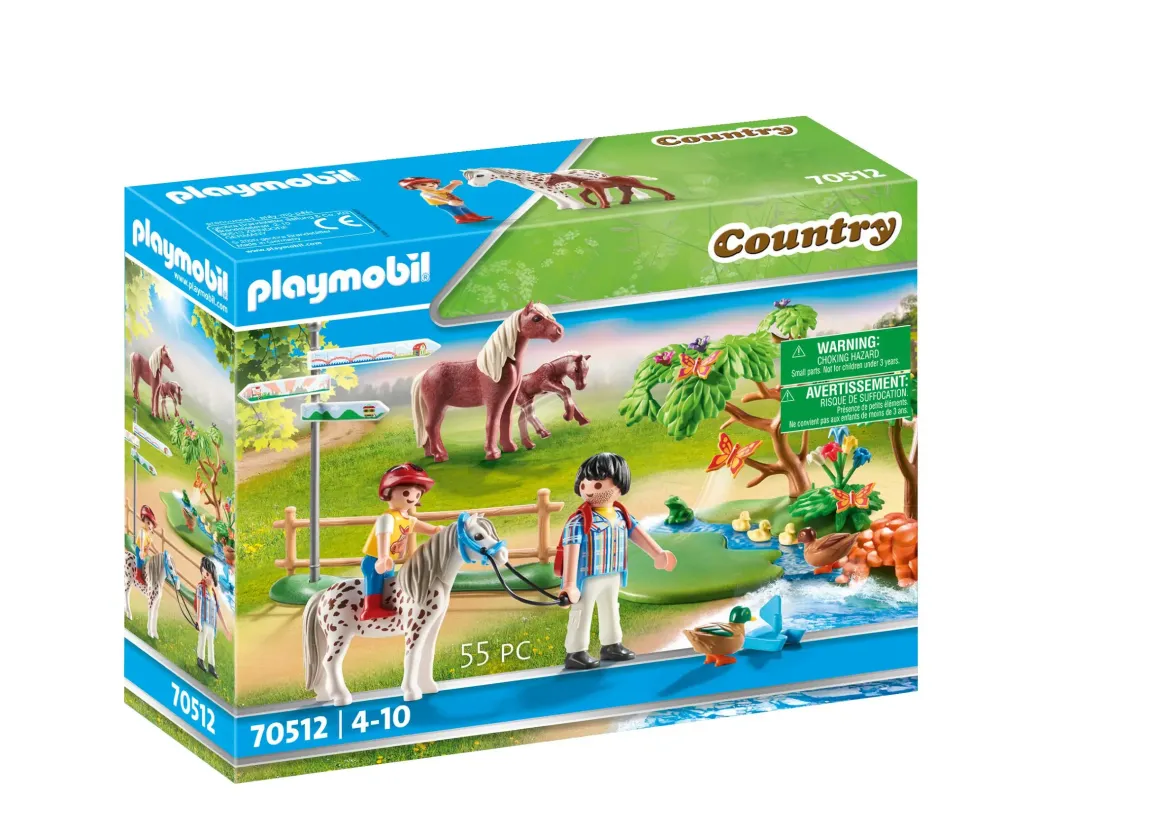 PLAYMOBIL RANDONNEURS ET ANIMAUX