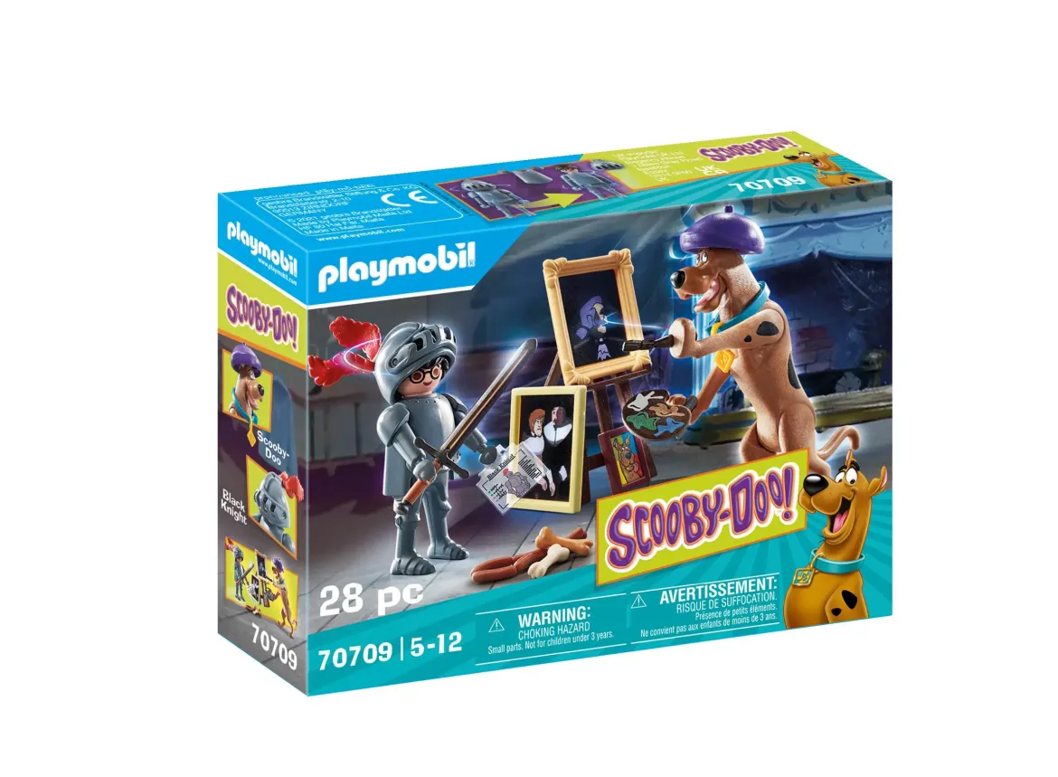 PLAYMOBIL SCOOBY DOO AVEC CHEVALIER NOIR
