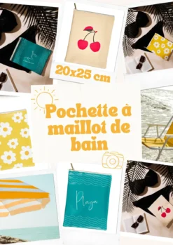 POCHETTE MAILLOT BAIN 20X25CM