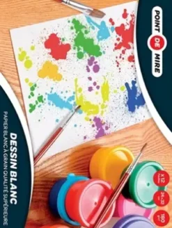 POCHETTE PAPIER DESSIN 24X32 180G