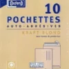 10 POCHETTES KRAFT 162X229