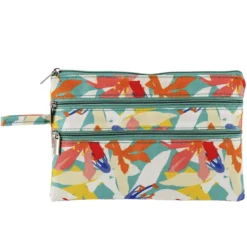 POCHETTE 3 ZIPS MULTI USAGE IMPRIMEE MOOREA