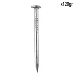 POINTE A TETE PLATE ACIER 1.3X20MM 120G