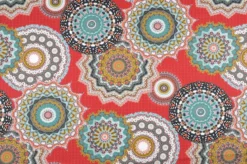 POLKA CRETONNE 160CM COTON ROUGE-6