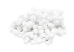 POMPON BLANC 8MM A 15MM X200 PIECES