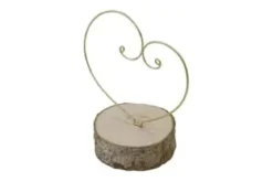 PORTE ALLIANCE BOIS ET COEURS METAL
