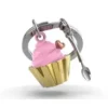 PORTE CLE CUPCAKE FRAISE