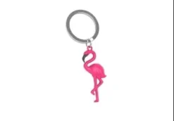 PORTE CLES FLAMANT ROSE