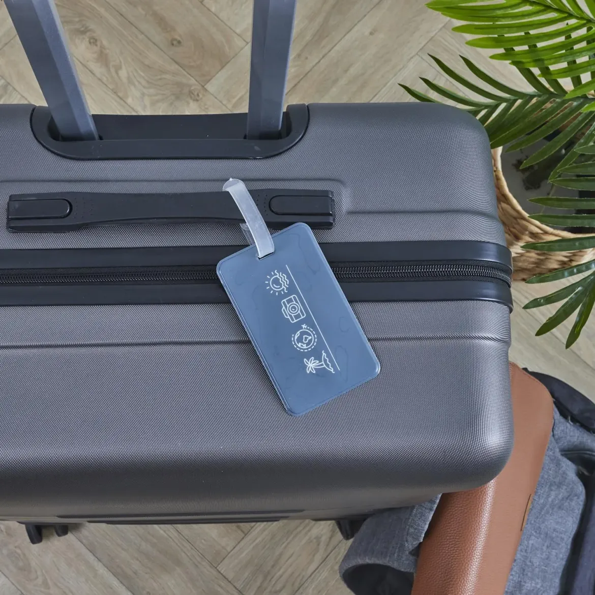 PORTE ETIQUETTE A BAGAGES X2